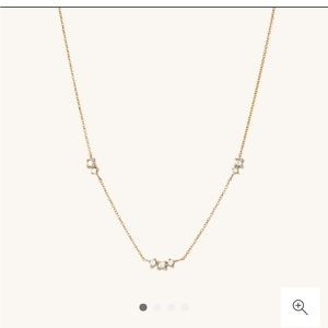 Mejuri Floating Sapphire Necklace